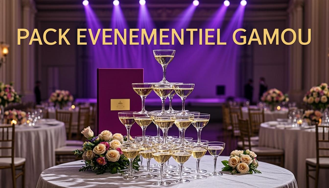 pack evenementiel pyramide flutes