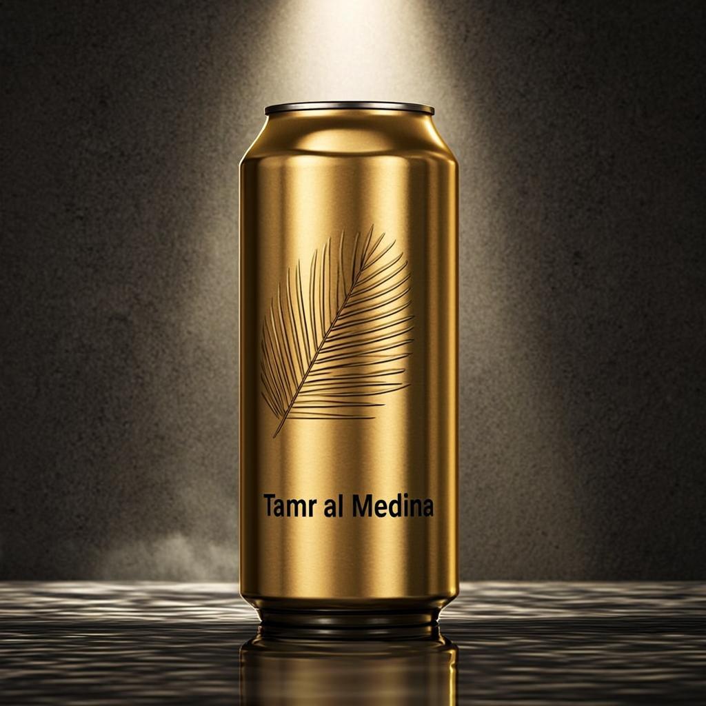canette honey gold metallisee