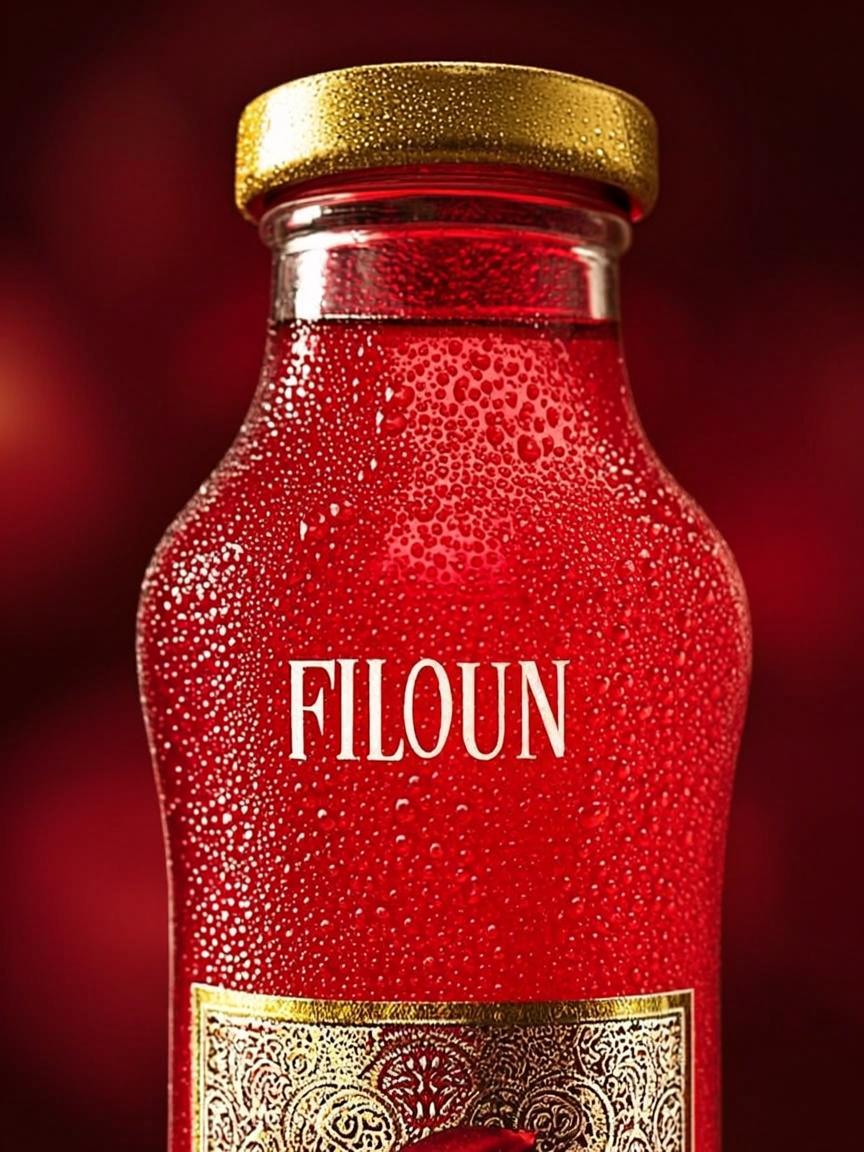 bouteille gouttelettes rubis fraicheur