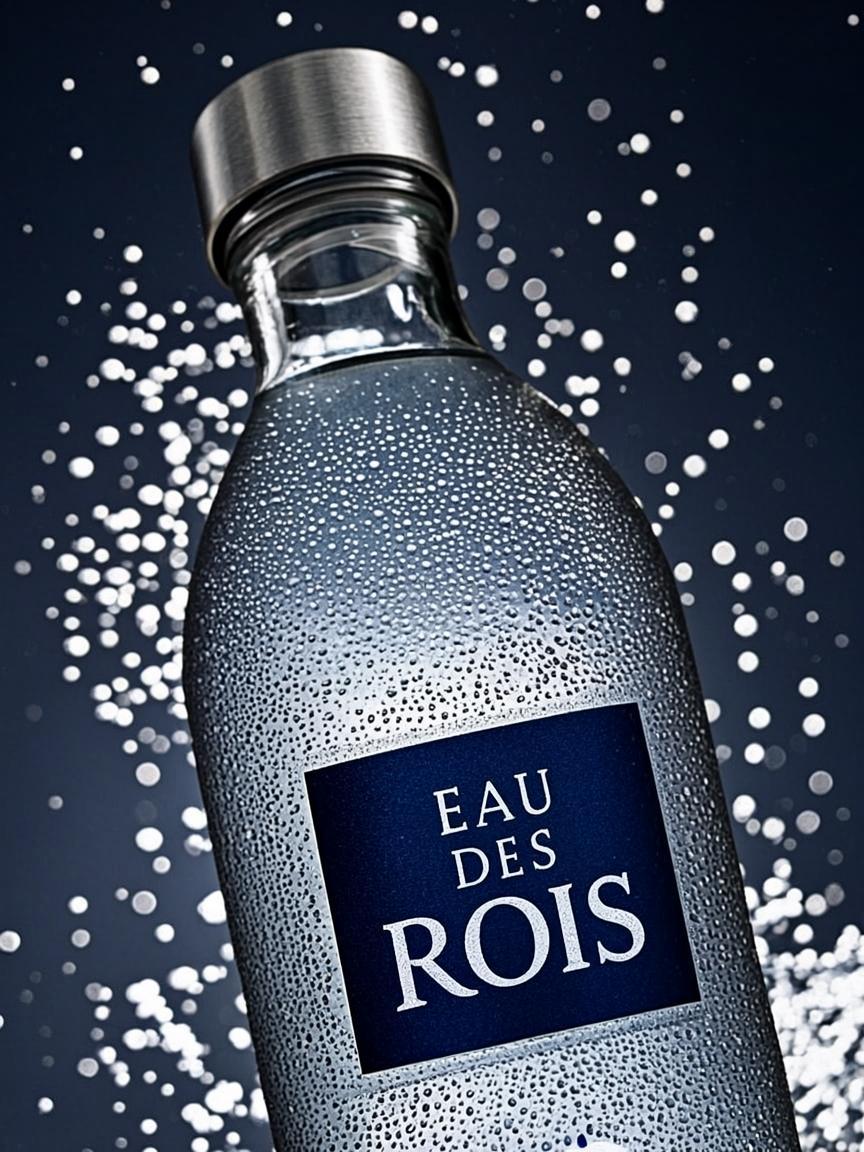 bouteille gouttelettes cristal fraicheur