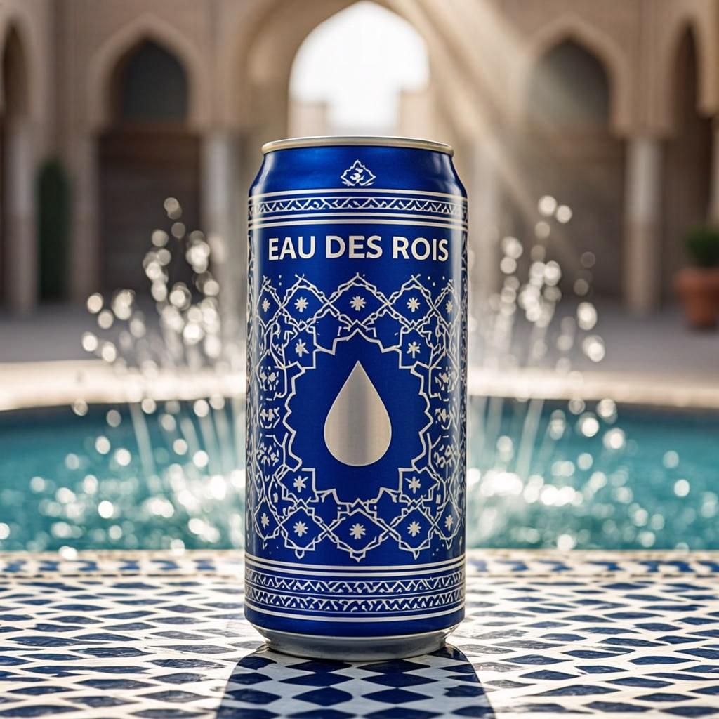 canette mosaique bleue andalouse