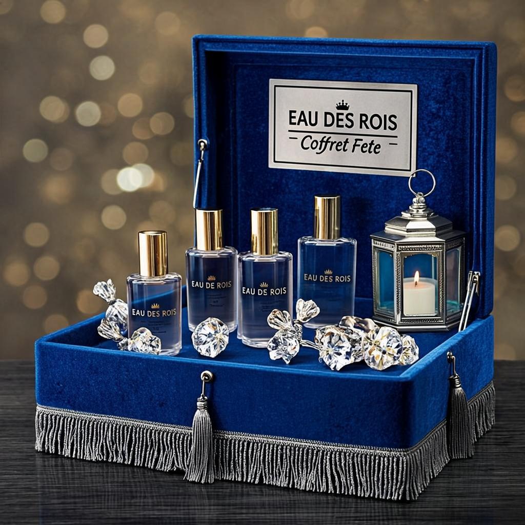 coffret fete lanternes bleues