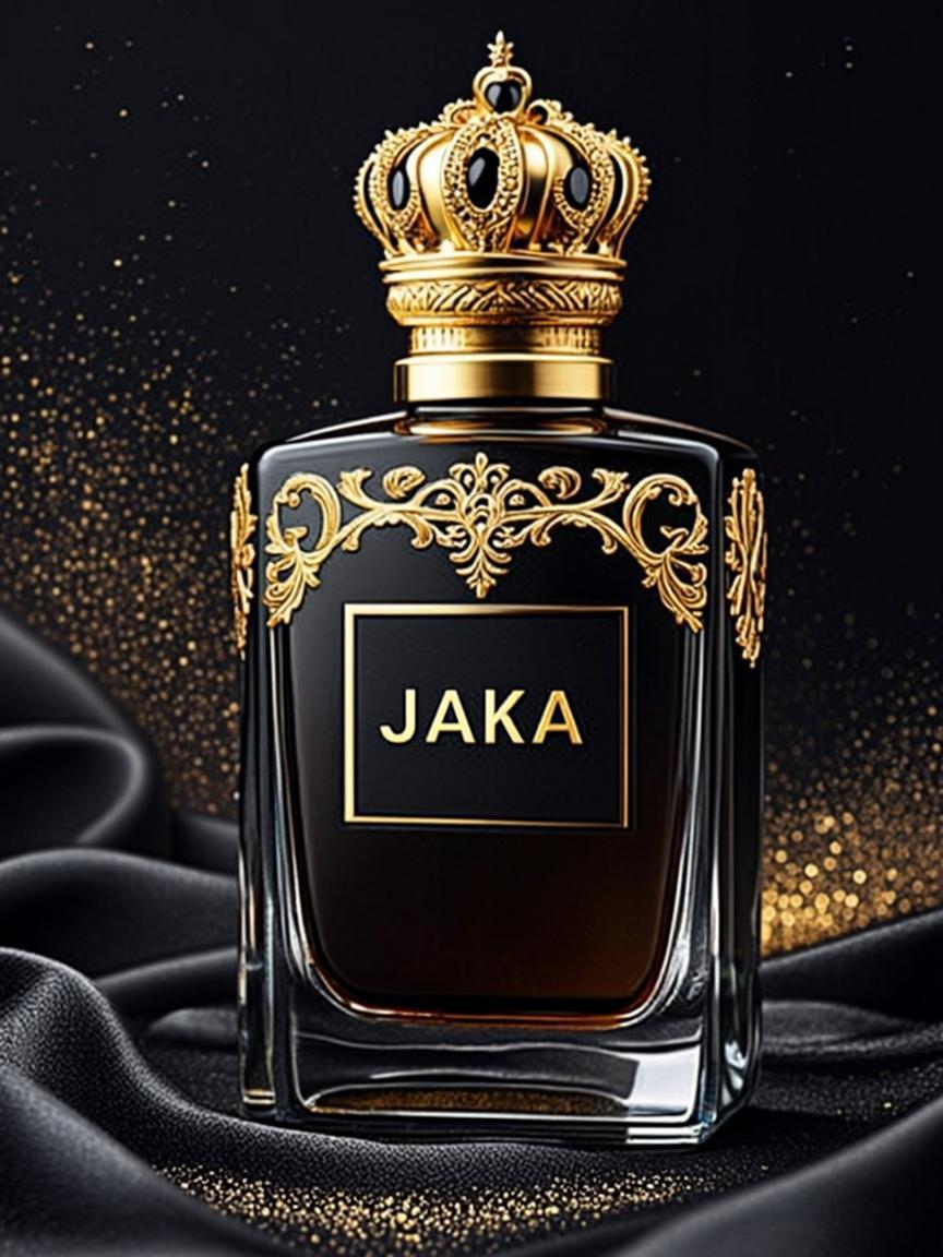 bouteille noir fume or24k
