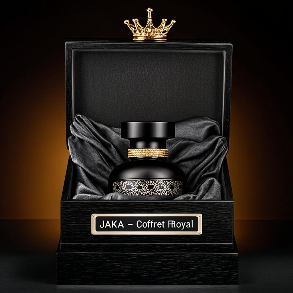 coffret bois ebene couronnes