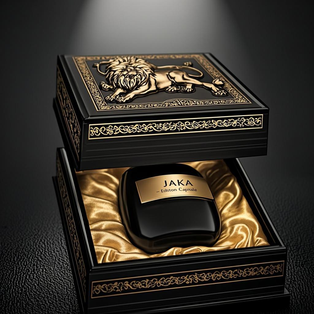 coffret capitale noir laque
