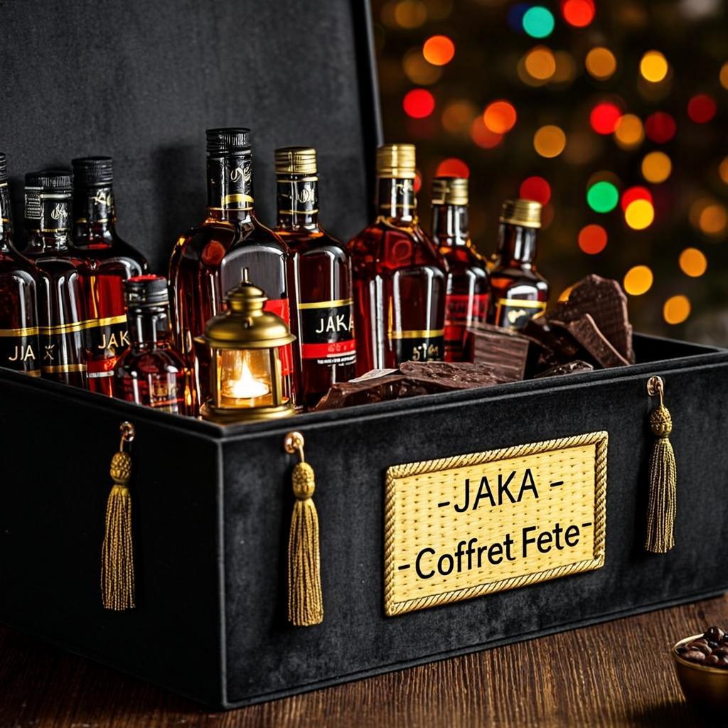 coffret fete lanternes noires
