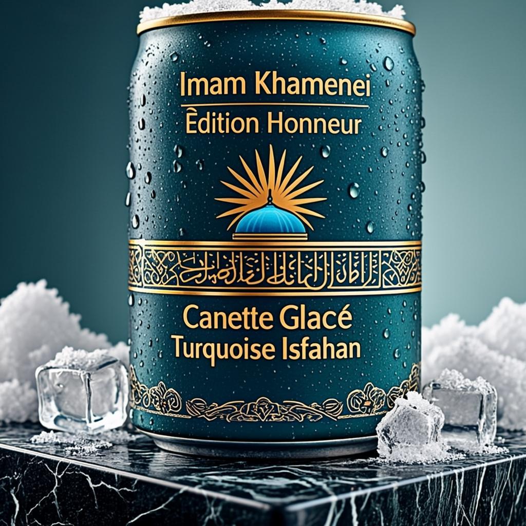 canette glacee turquoise isfahan