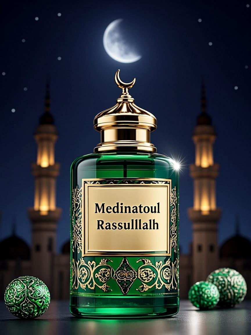 bouteille jade minarets or