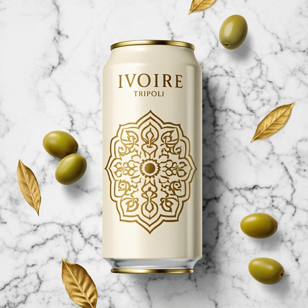 canette ivoire marbre blanc olives