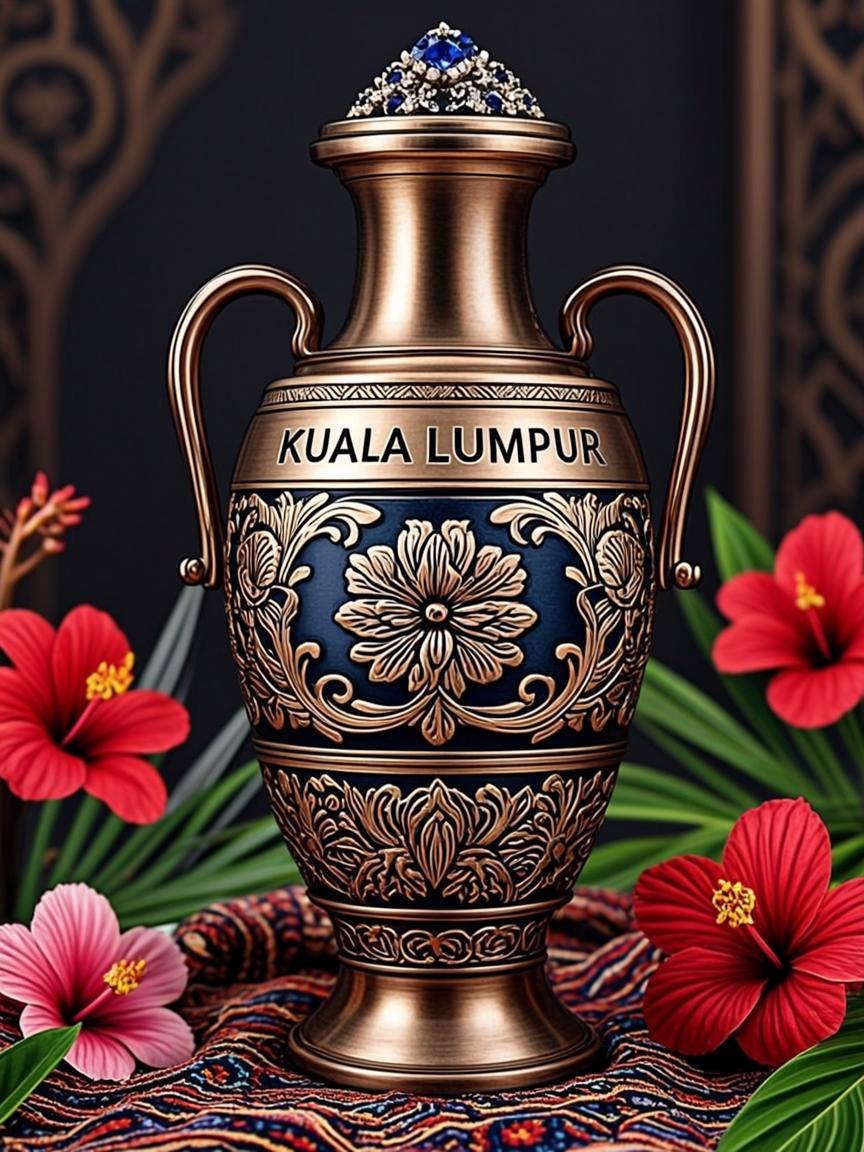 amphore cuivre batik or